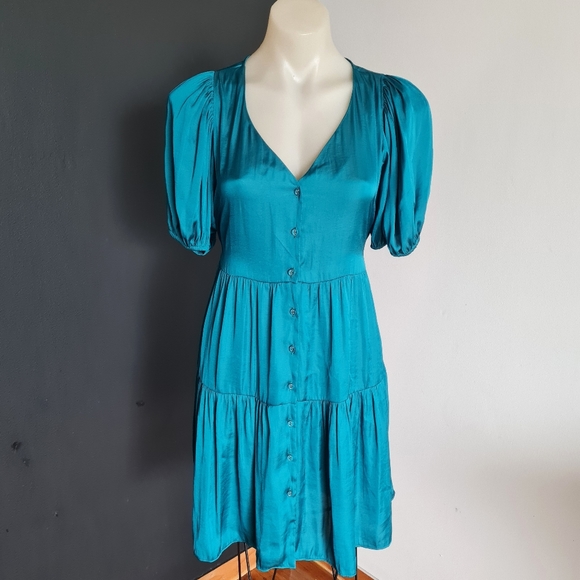 Dotti | Dresses | Womens Size Dotti Gorgeous Teal Emerald Green Dress Euc |  Poshmark
